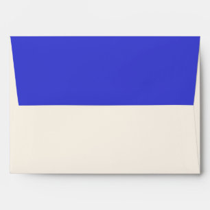 Modern Cute Bright Blue Ivory Retro Baby Shower Envelope