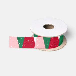 Modern Cute Colourful Christmas Satin Ribbon