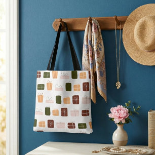 Modern cute colourful gift pattern shopping bag