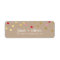 MODERN cute confetti spots gold red pink kraft