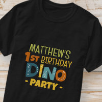 Modern Cute Dino Dinosaur Kid's Birthday Party