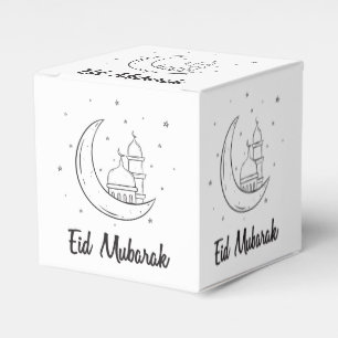 Modern Cute Eid Mubarak Eid Goodie Favour Box