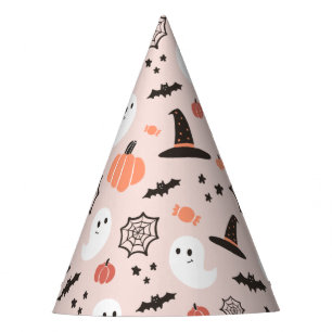Modern Cute Halloween Birthday Party Hat