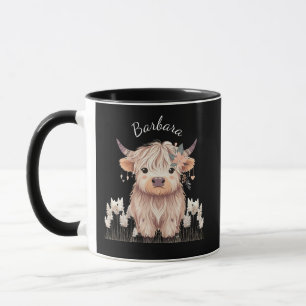 Modern Cute Highland Cow Mug