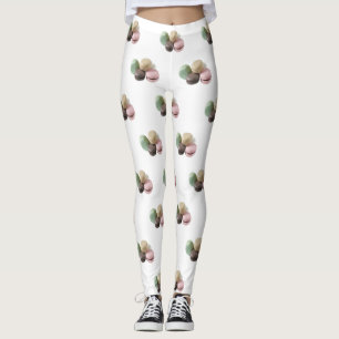 Modern Cute Macaroon Leggings