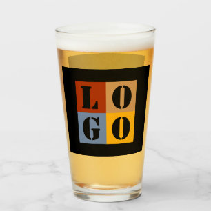 Modern Cute Personalised Gifts Black Simple Glass