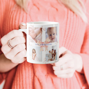 Modern Cute Photo We Love You Mum Mothers Day Coffee Mug
