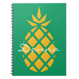 Modern Cute Pineapple Notebook