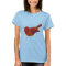 Modern Cute  Red Bird Watercolor WearableART