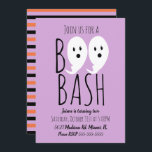 Modern Cute Scary Ghost Boo Halloween Bash Invitation<br><div class="desc">Cute Ghost Boo Bash Invitations. Great for Halloween Birthday & Costume Parties</div>