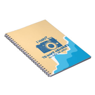 Modern Cute Travel Journal Backpacker Globetrotter