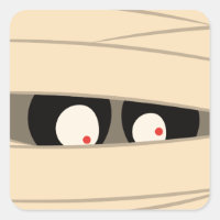 Modern Cute Typography Mummy Monster Halloween