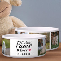 Modern Cutest Paws Ever Family Dog Photo Collage