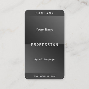 Modern cyber tech app inspired smart business card
