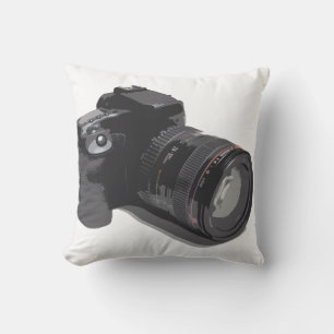 Modern D-SLR Camera Cushion