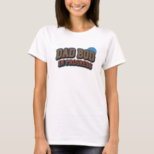 Modern DAD BOG PROGRESS Visual Design T-Shirt