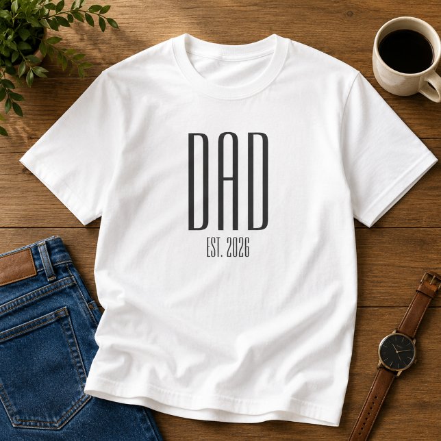 Modern Dad Established New dad Gift T-Shirt (Creator Uploaded)
