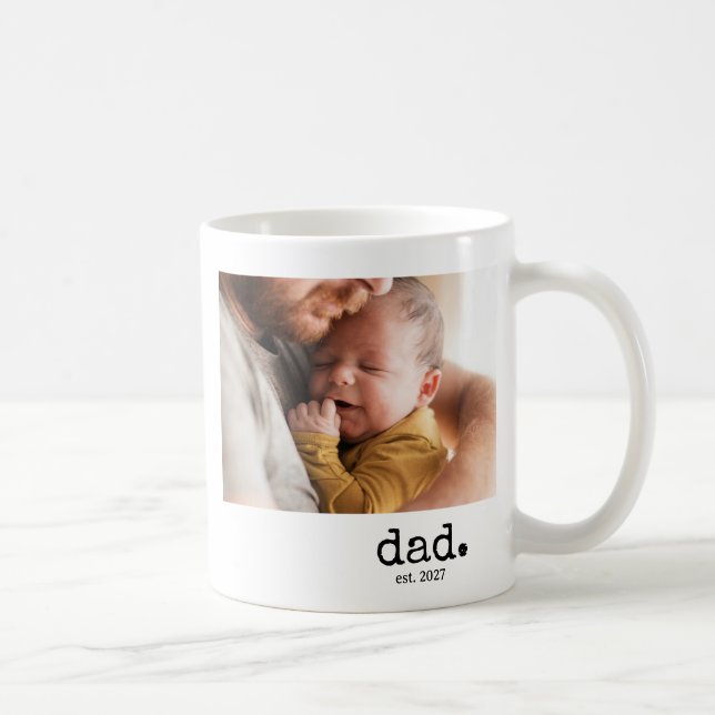 Modern Dad Established Photo Mug (Right)