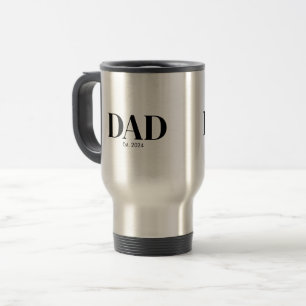 Modern Dad Established  Travel Mug