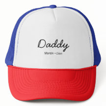 Modern Dad | Kids Name Cap