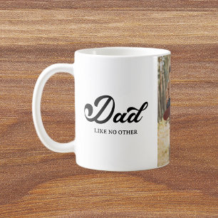 Modern Dad Like No Other Cool Typography Photo Coffee Mug
