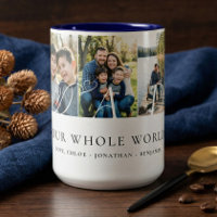 Modern Dad Photo Collage Fathers Day keepsake Gift