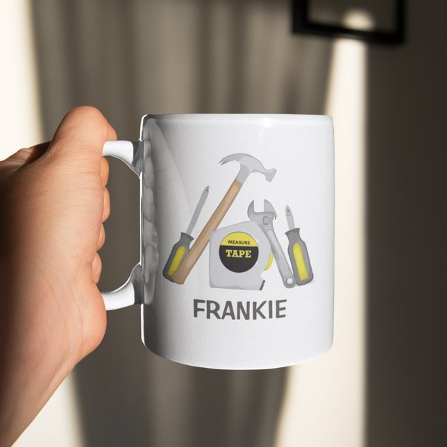 Modern Dad Simple Tool Men's Fix It Anything Coffee Mug (Creator Uploaded)