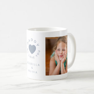 Modern Daddy I Love You Photo Coffee Mug