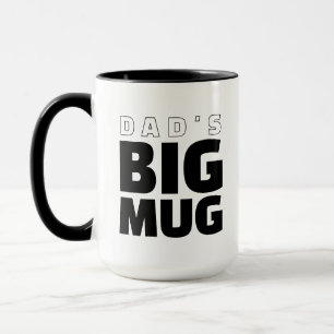 Modern Dad's Big Mug Father's Day