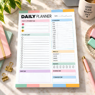Modern Daily Planner To Do List Notepad