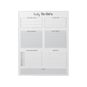 Modern Daily To-Do List Notepad