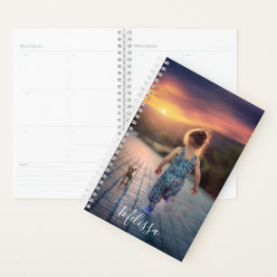 Modern Daily Weekly Yearly   Add YOUR PHOTO Planner
