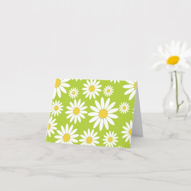 Modern Daisy Card (Small Plant)