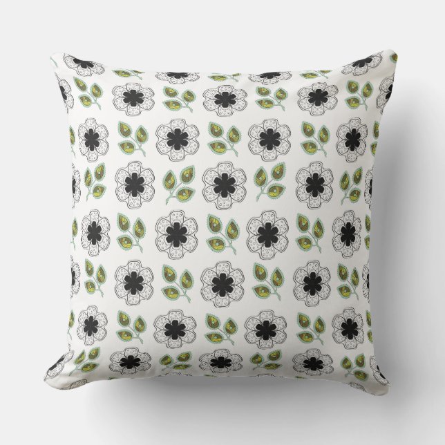 Modern Daisy  Cushion (Front)