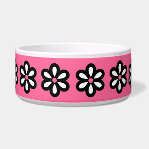 Modern Daisy Dog Bowl