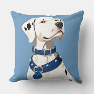 Modern Dalmatian Dog Chic Pet Lover Decorative Cushion