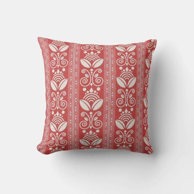Modern Damask Outdoor Outdoor Cushion (Front)