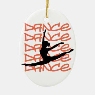 Modern Dance Ceramic Tree Decoration