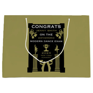 Modern Dance Congratulations Large Gift Bag