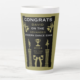  Modern Dance Congratulations Latte Mug