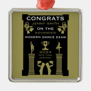  Modern Dance Congratulations Metal Tree Decoration