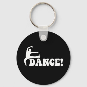 modern dance key ring