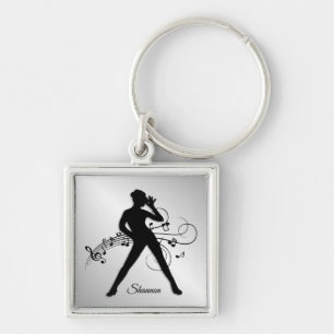 Modern Dance Personal Key Ring