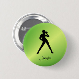 Modern Dance with Name 6 Cm Round Badge