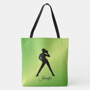 Modern Dance with Name Tote Bag