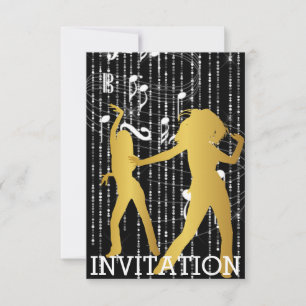 Modern Dancer Hip Hop Urban Club Vip Invitation