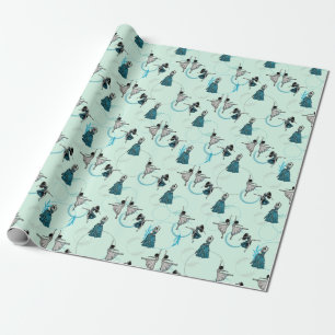 Modern Dancers Gift Wrap Set