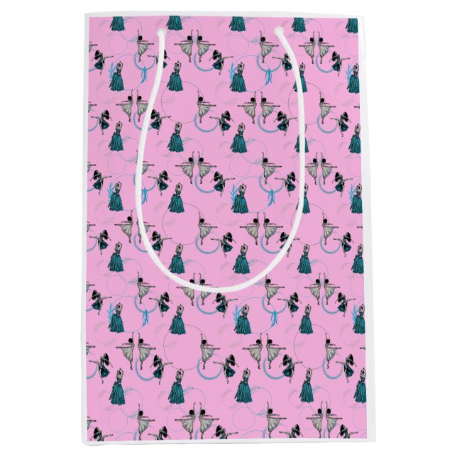 Modern Dancers Gift Wrap Set Medium Gift Bag (Front)