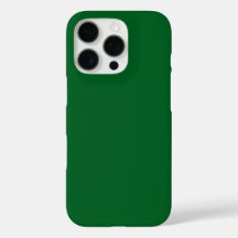 Modern Dark Forest Green Solid Colour