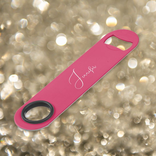 Modern Dark Pink Elegant Stylish Trendy Monogram (Modern Dark Pink Elegant Stylish Trendy Monogram Bar Key)